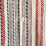 Chemise à Motif Vertical Ethnique