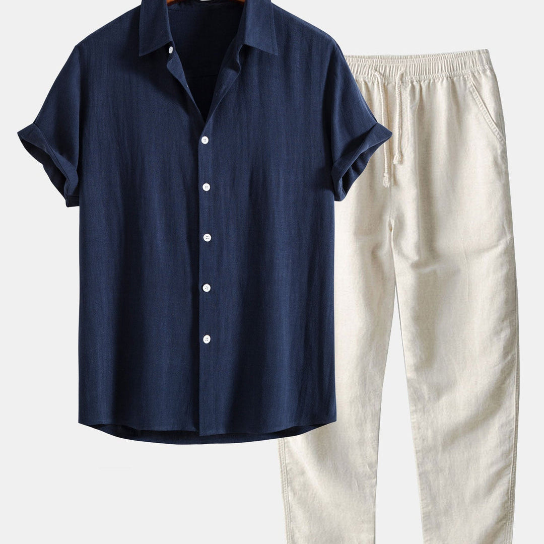 Ensemble Homme Chemise et Pantalon Assortis