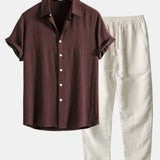 Ensemble Homme Chemise et Pantalon Assortis
