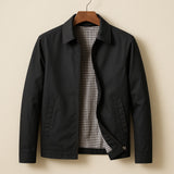 Blouson Homme Zippé à Col Montant