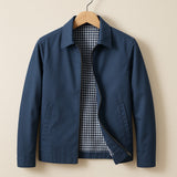 Blouson Homme Zippé à Col Montant