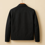 Blouson Homme Zippé à Col Montant