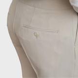 Pantalon Habillé à Pinces Coupe Élancée