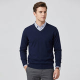 Pull Homme Col V en Maille
