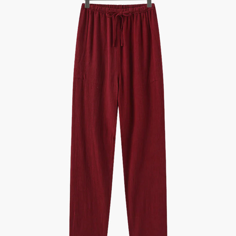 Pantalon à Taille Élastique et Cordon de Serrage