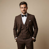 Costume Homme Trois Pièces avec Nœud Papillon