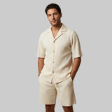Ensemble Chemise et Short Homme en Lin
