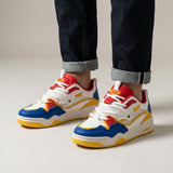 Baskets chunky homme à semelle plateforme crantée