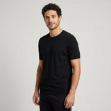 T-Shirt Homme en Maille Fine Col Rond