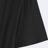 Chemise Ajourée à Col Revers