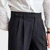 Pantalon Habillé à Pinces Coupe Élancée