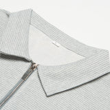 Polo Texturé à Demi-Zip