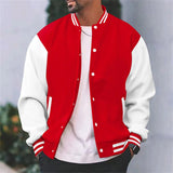 Veste Teddy Homme Boutonnée Contrastée