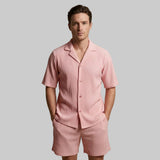 Ensemble Chemise et Short Homme en Lin