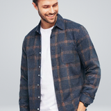 Chemise à Carreaux à Manches Longues