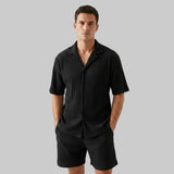 Ensemble Chemise et Short Homme en Lin