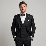 Costume Homme Trois Pièces avec Nœud Papillon