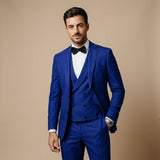 Costume Homme Trois Pièces avec Nœud Papillon