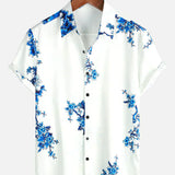 Chemise Florale à Manches Courtes