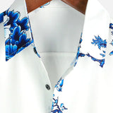 Chemise Florale à Manches Courtes