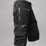 Short Cargo Multipoches à Fermetures Zippées