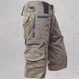 Short Cargo Multipoches à Fermetures Zippées