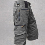 Short Cargo Multipoches à Fermetures Zippées