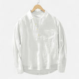 Ancienne Monde | Chemise Homme Lin Col Carré