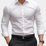 Chemise Homme Ajustée à Col Classique
