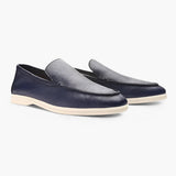 Mocassins Slip-On à Texture Grainée