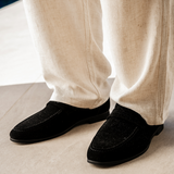 Mocassins Suédés à Bride Classique