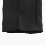 Pantalon Habillé Fuselé à Plis Marqués