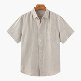 Chemise Texturée à Poche Poitrine