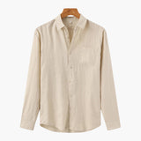 Chemise Texturée à Poche Poitrine