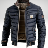 Veste Matelassée Homme à Col Montant