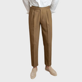 Pantalon Habillé à Pinces Coupe Élancée