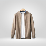Cardigan Homme Zippé en Maille Fine