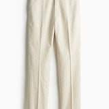 Pantalon Habillé Rayé Coupe Droite
