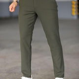 Pantalon Fuselé Coupe Ajustée Moderne