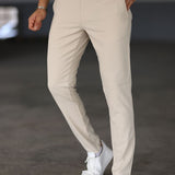 Pantalon Chino Élancé Coupe Fuselée