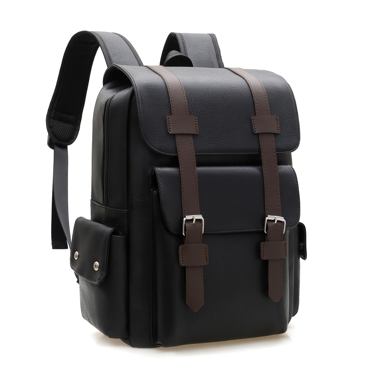Sac à dos homme en PU grande capacité multipoches