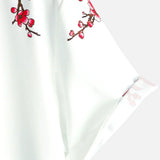 Chemise Florale à Manches Courtes