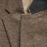 Costume trois pièces homme en tweed de laine