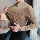 Chemise Ajustée à Col Classique