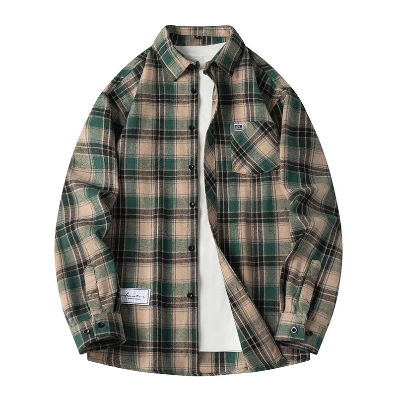 Chemise à Carreaux Boutonnée