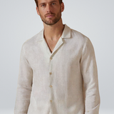 Chemise en Lin à Col Ouvert