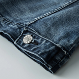 Veste Homme en Denim Boutonnée