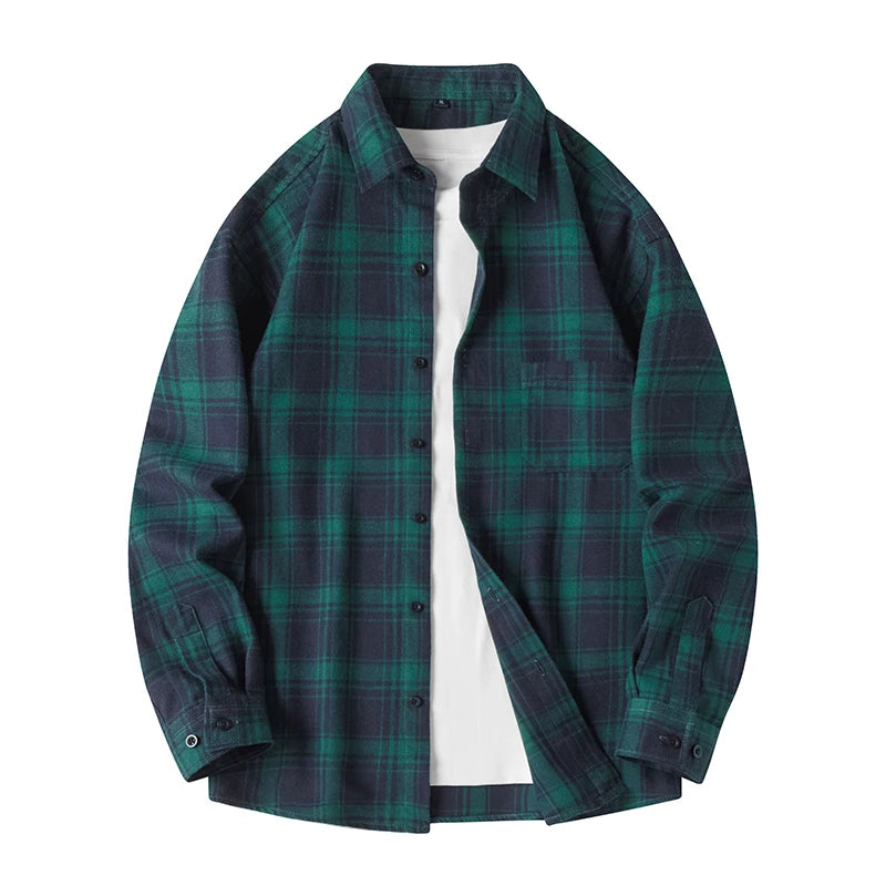 Chemise à Carreaux Boutonnée
