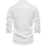 Chemise Ajustée à Col Officier