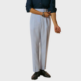 Pantalon Habillé Taille Haute à Pinces